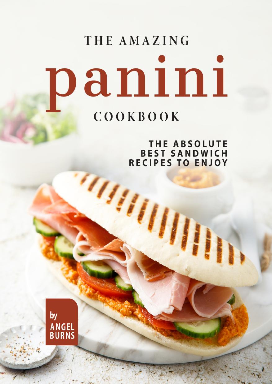 The Amazing Panini Cookbook: The Absolute Best Sandwich Recipes to Enjoy by Burns Angel