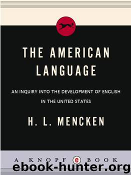 The American Language by H.L. Mencken