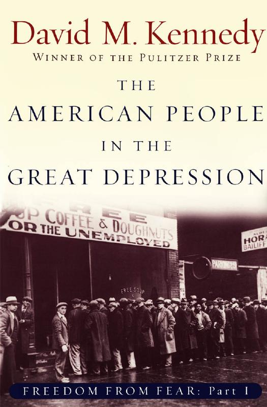 The American People in the Great Depression: Freedom from Fear, Part One (Oxford History of the United States) by David M. Kennedy
