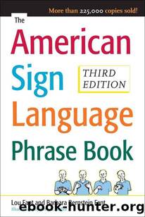 The American Sign Language Phrase Book by Fant Lou & Barbara Bernstein Fant & Betty Miller
