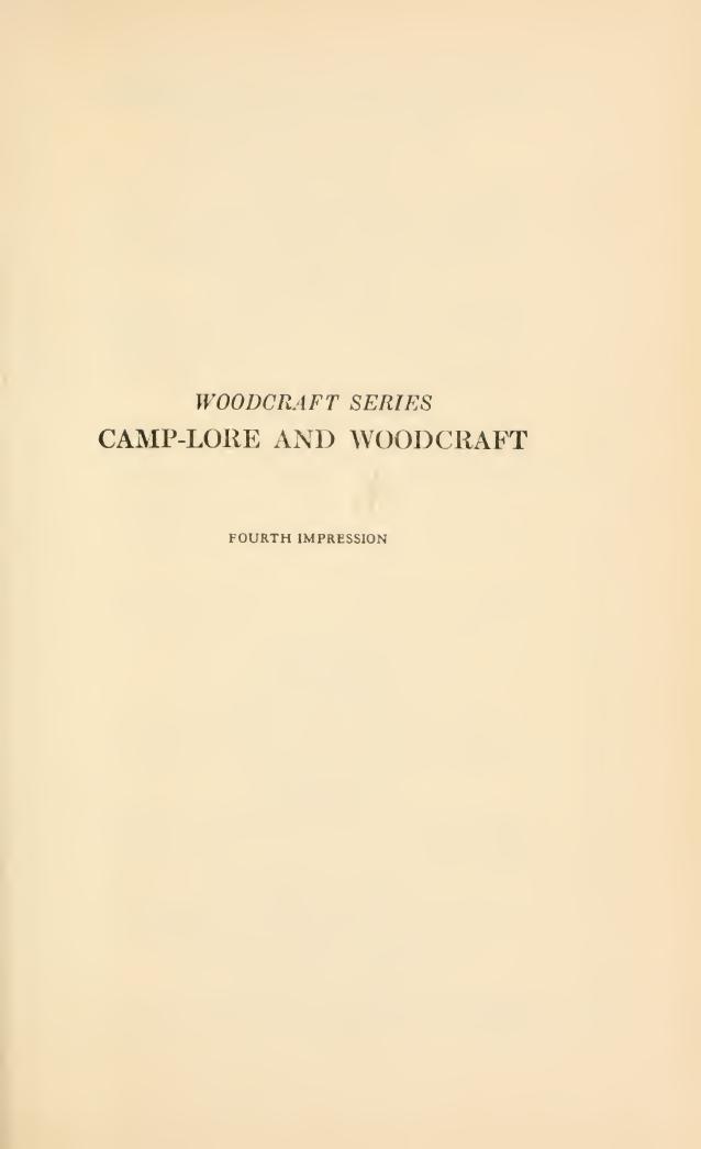 The American boys' handybook of camp-lore and woodcraft by Beard Daniel Carter 1850-1941