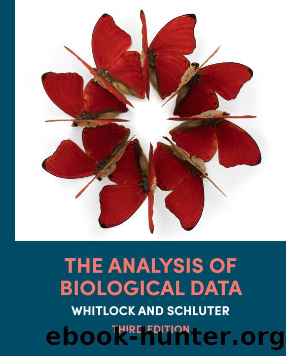 The Analysis of Biological Data (International Edition) by Whitlock Michael C.;Schluter Dolph;