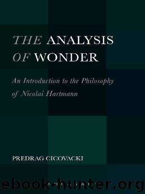 The Analysis of Wonder by Cicovacki Predrag