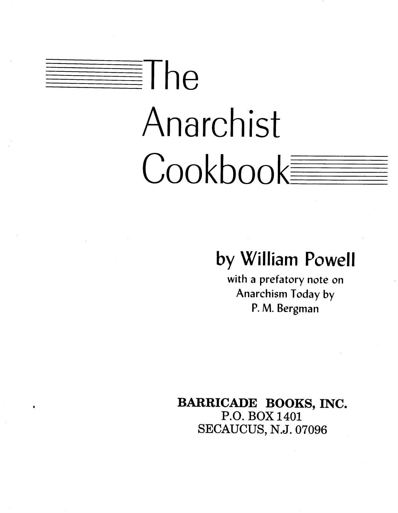 The Anarchist Cookbook - William Powell (1971) by DiOS