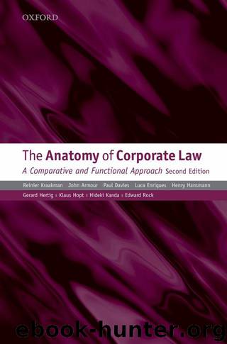 The Anatomy of Corporate Law:A Comparative and Functional Approach by unknow