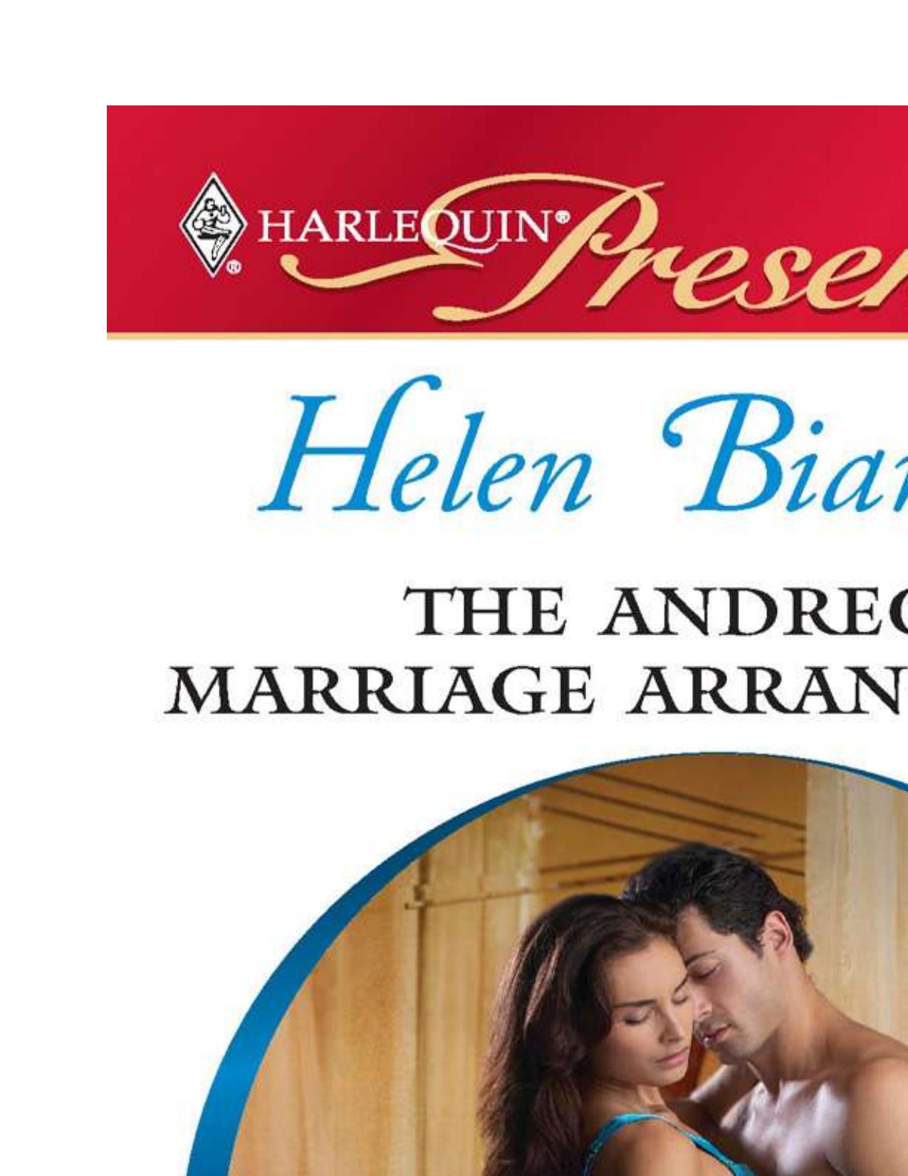 The Andreou Marriage Arrangement by Helen Bianchin