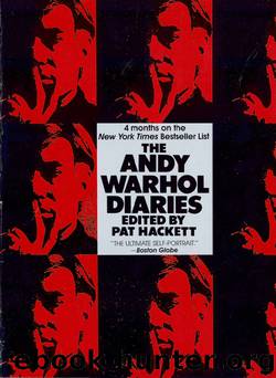 The Andy Warhol Diaries by Andy Warhol & Pat Hackett