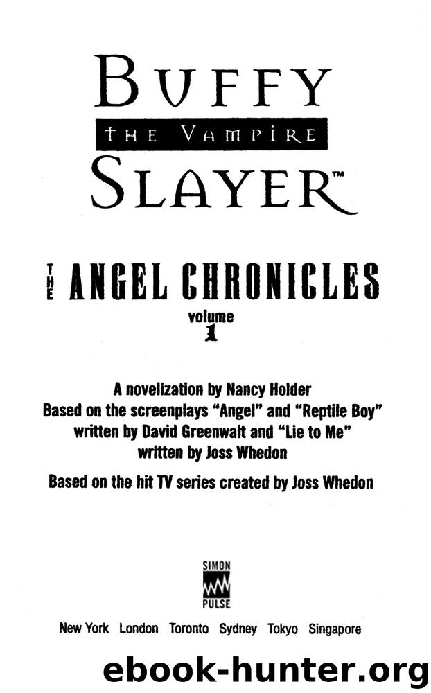 The Angel Chronicles, Volume 1 by Nancy Holder