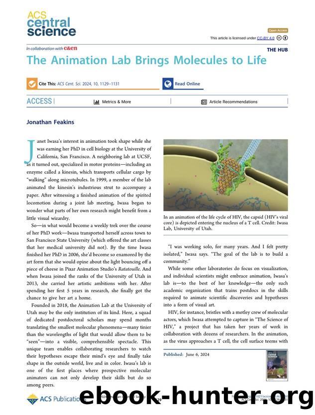 The Animation Lab Brings Molecules to Life by Jonathan Feakins