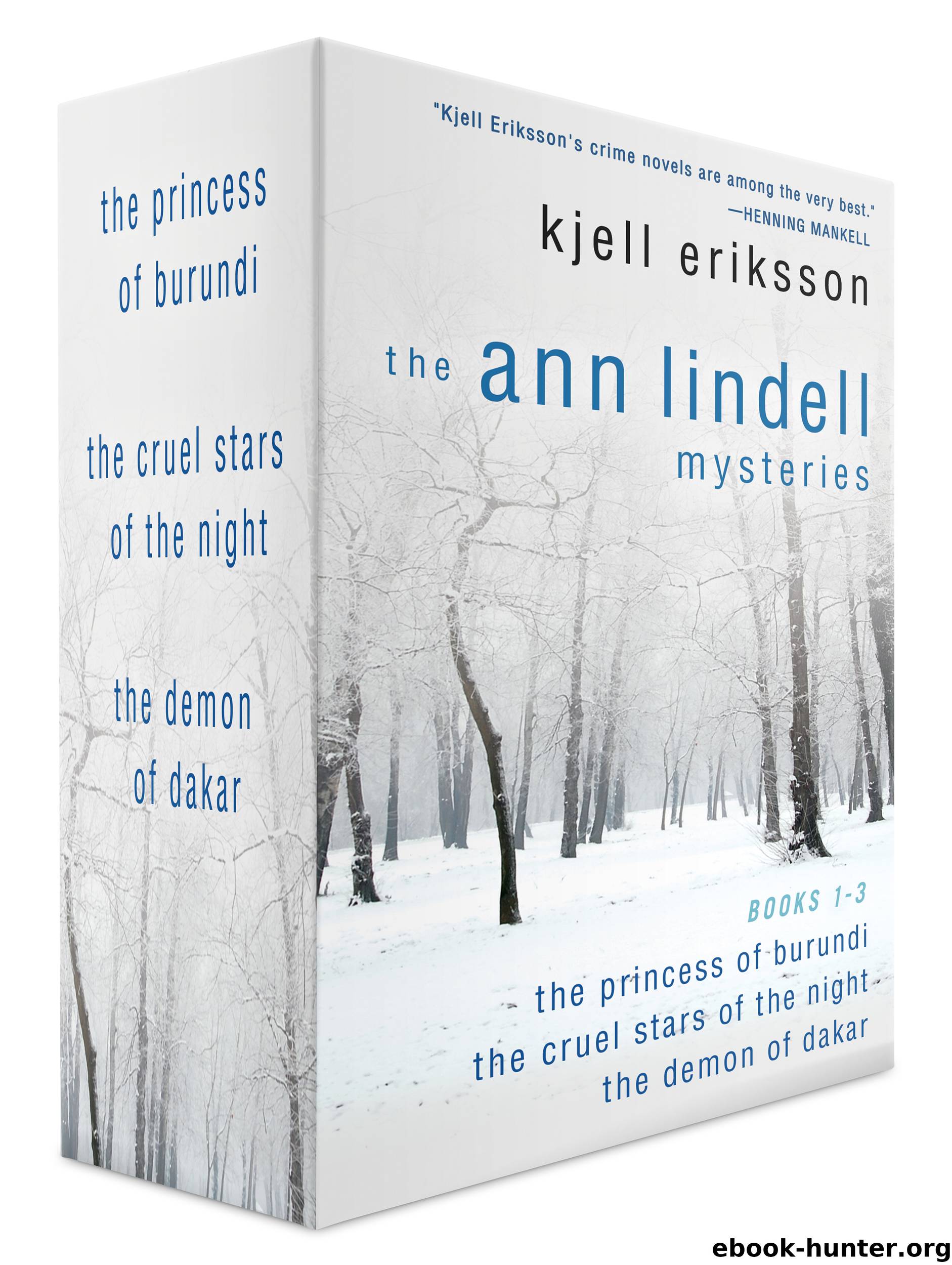The Ann Lindell Mysteries, Books 1-3 by Kjell Eriksson