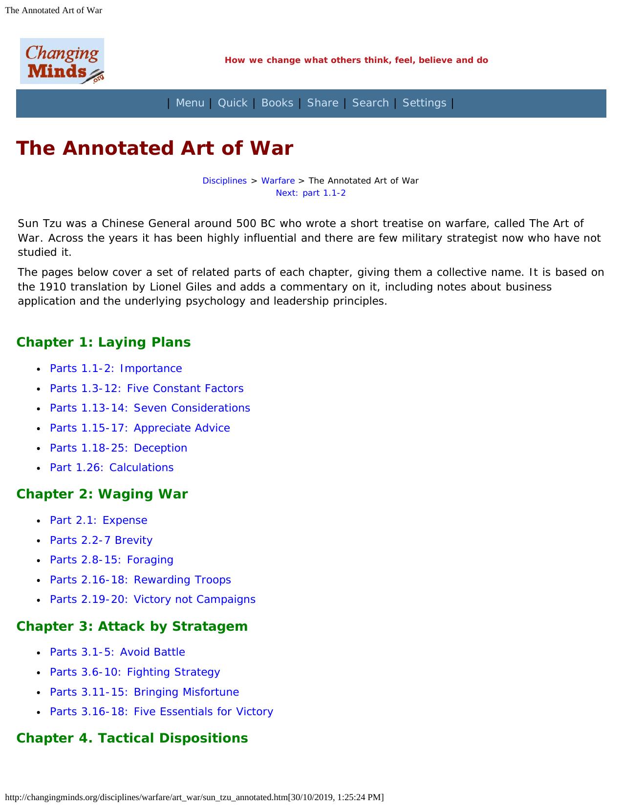 The Annotated Art of War by The Annotated Art of War Giles trans