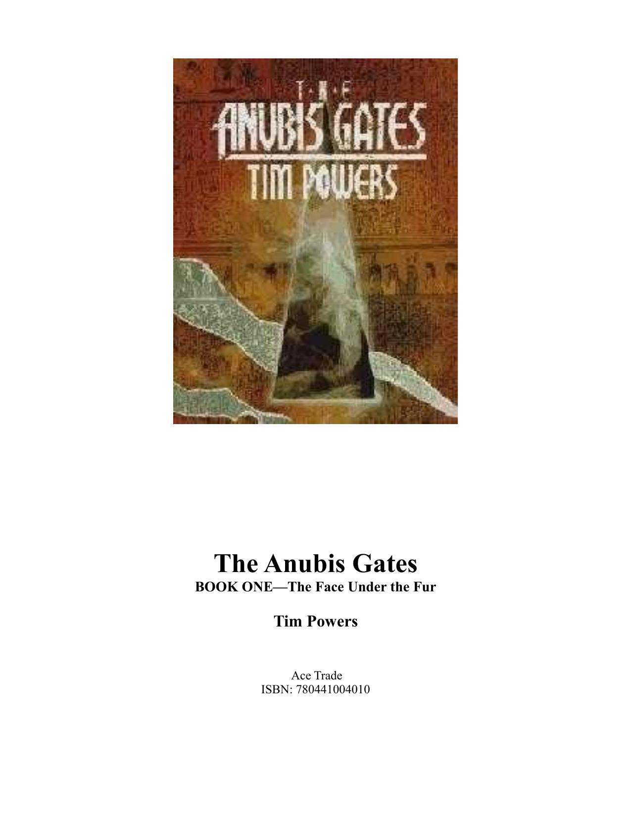 The Anubis Gates by Tim Powers