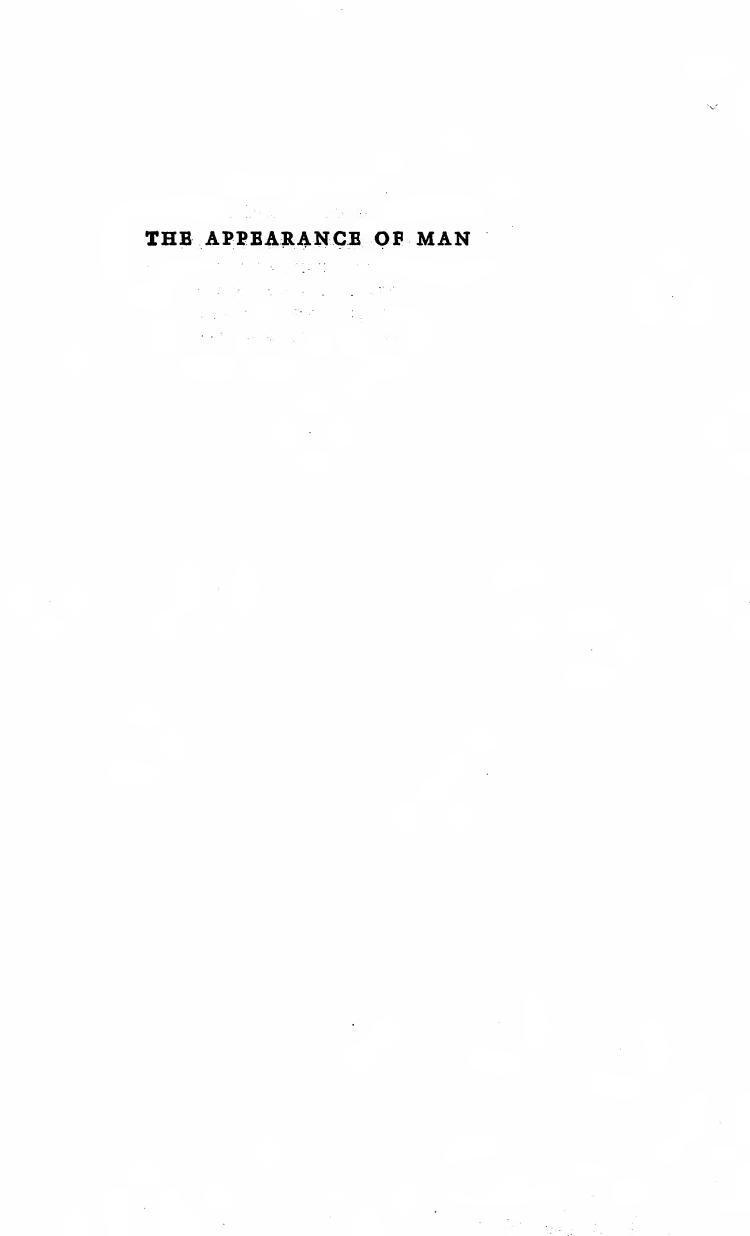 The Appearance of Man by Pierre Teilhard de Chardin