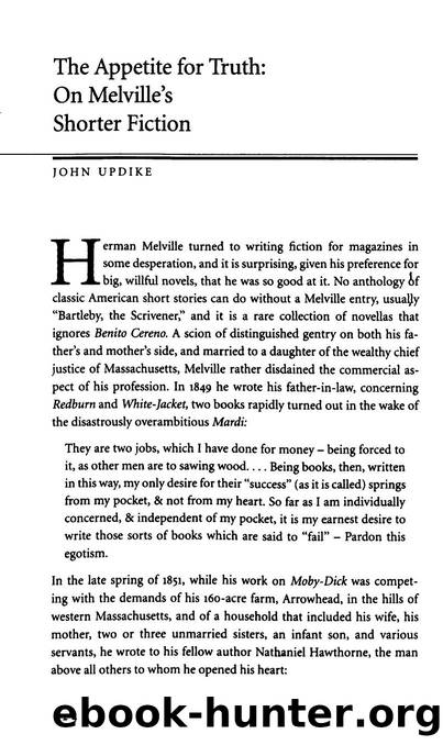 The Appetite for Truth: On Melville's Shorter Fiction by The Appetite for Truth On Melville's Shorter Fiction (1997)