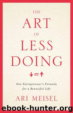 The Art Of Less Doing: One Entrepreneur's Formula for a Beautiful Life by Ari Meisel