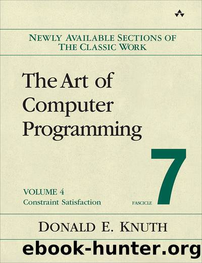 The Art of Computer Programming, Volume 4, Fascicle 7 by Donald E. Knuth