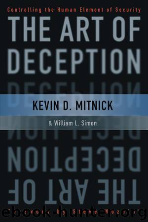 The Art of Deception by Kevin D. Mitnick