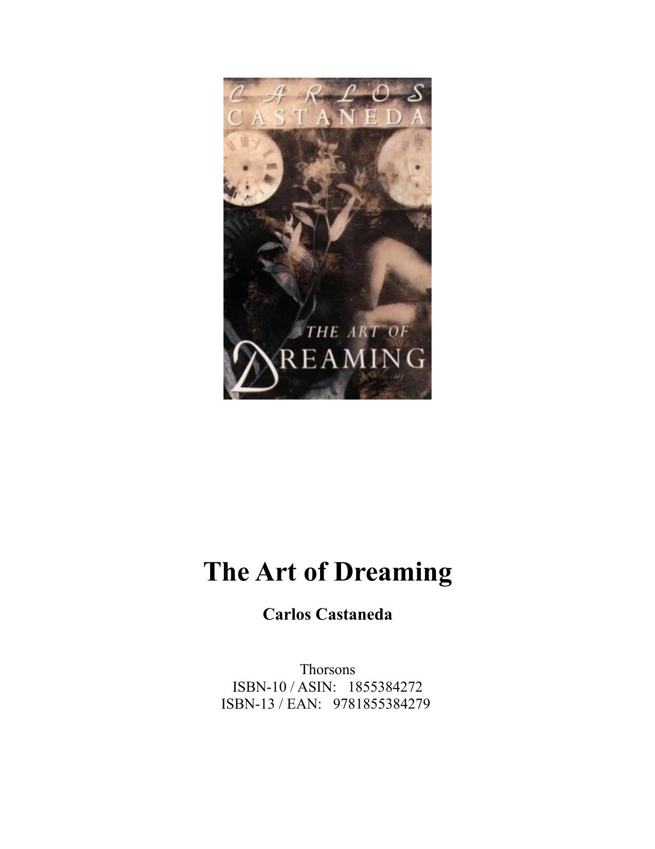 The Art of Dreaming by Carlos Castaneda
