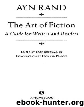 The Art of Fiction by Ayn Rand