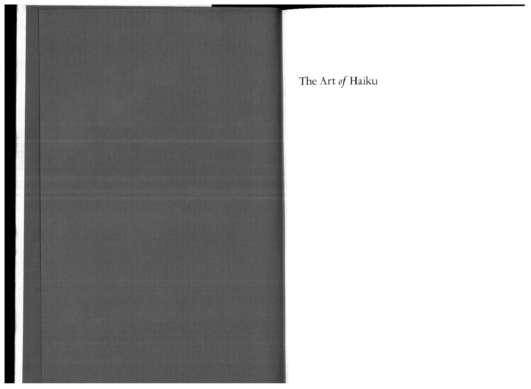 The Art of Haiku: Its History through Poems and Paintings by Japanese Masters by Stephen Addiss