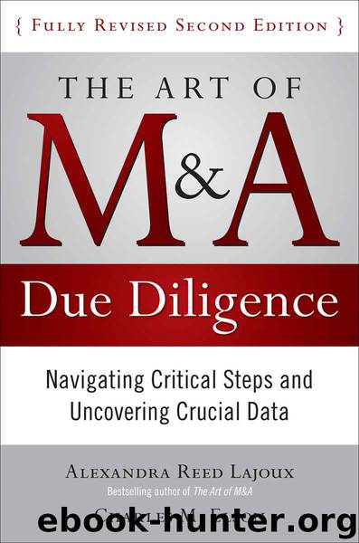 The Art of M&A Due Diligence, Second Edition: Navigating Critical Steps and Uncovering Crucial Data by Alexandra Lajoux & Charles Elson