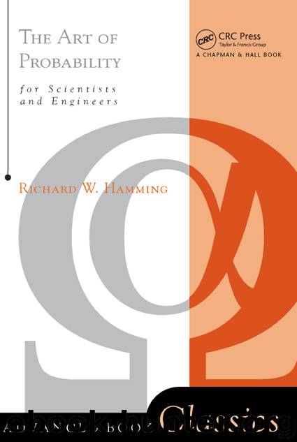 The Art of Probability by Richard W. Hamming
