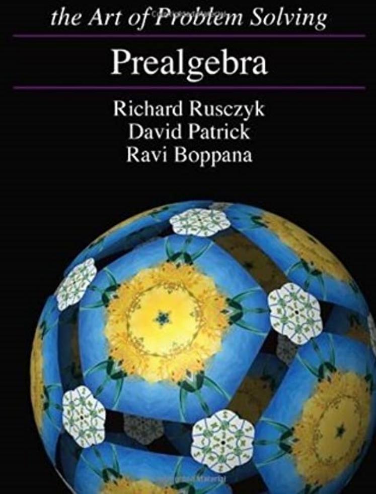 The Art of Problem Solving - Prealgebra by Richard Rusczyck David Patrick Ravi Boppana