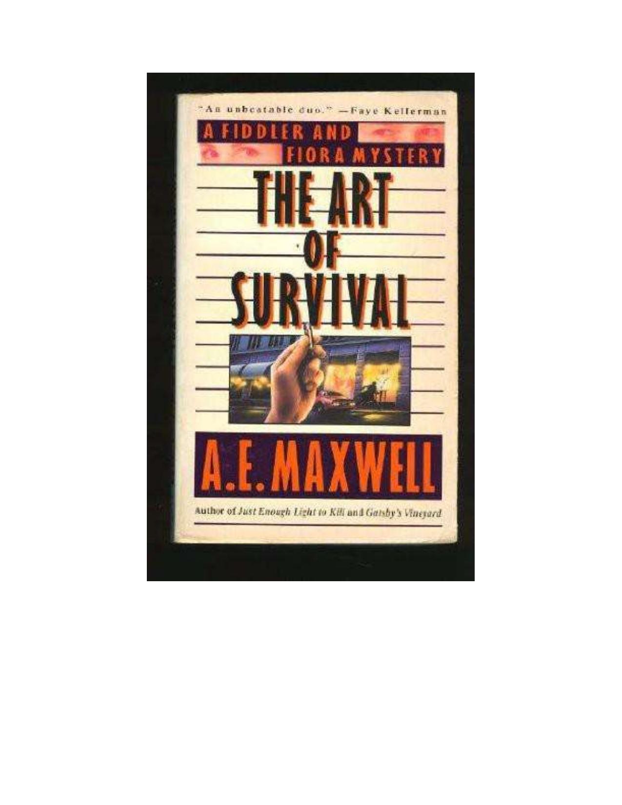 The Art of Survival by A E Maxwell