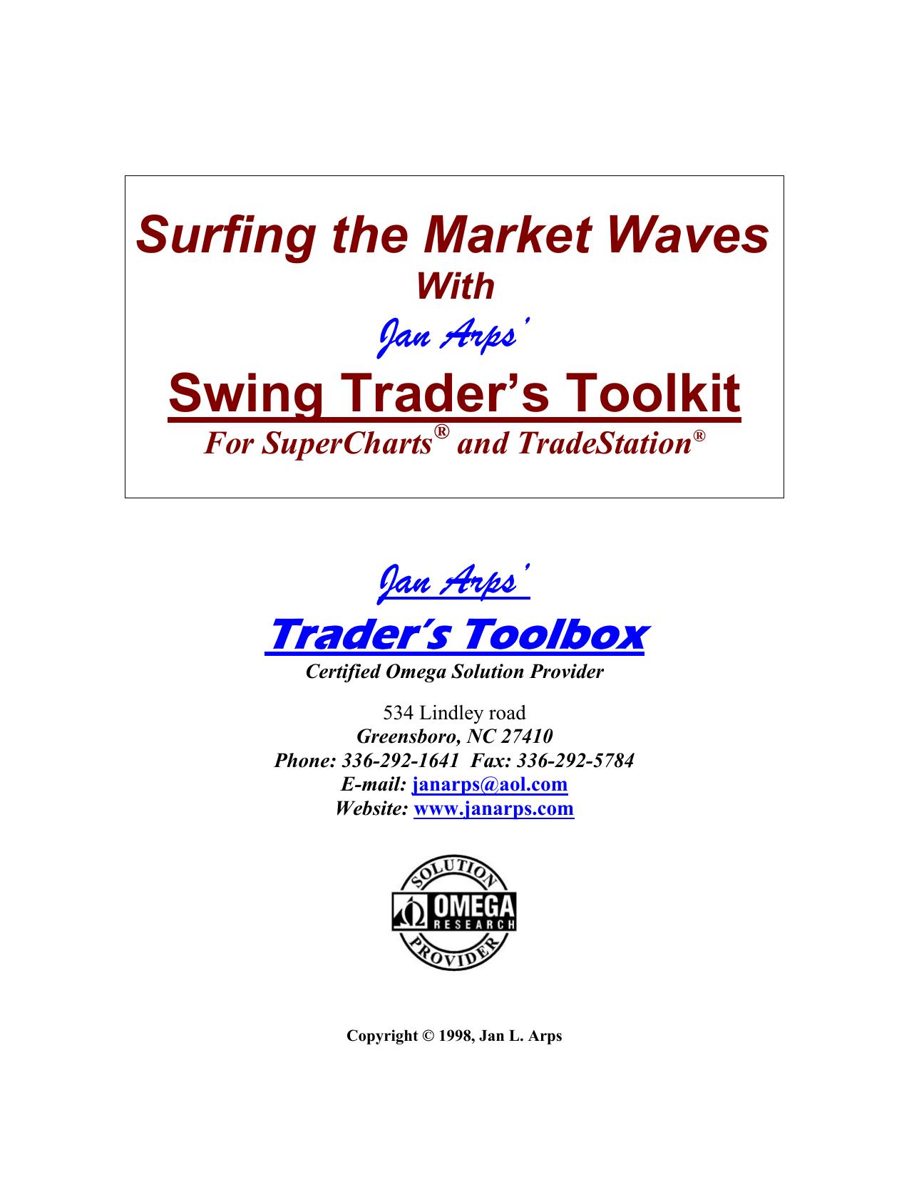 The Art of Trading the Market Swings by Jan L. Arps