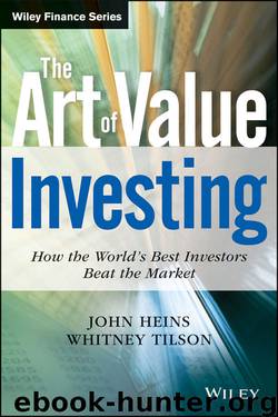 The Art of Value Investing by John Heins & Whitney Tilson