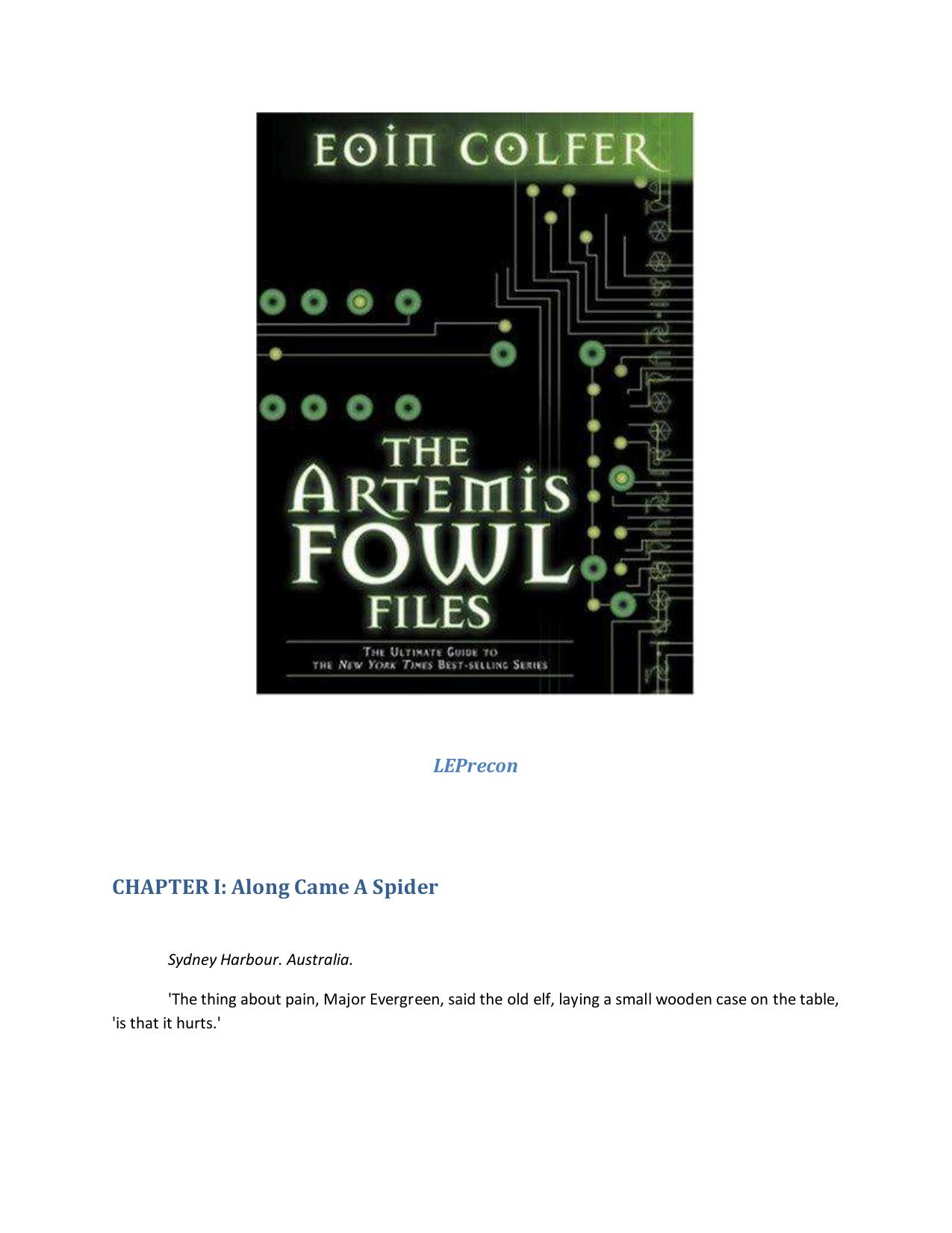 The Artemis Fowl Files by Eoin Colfer