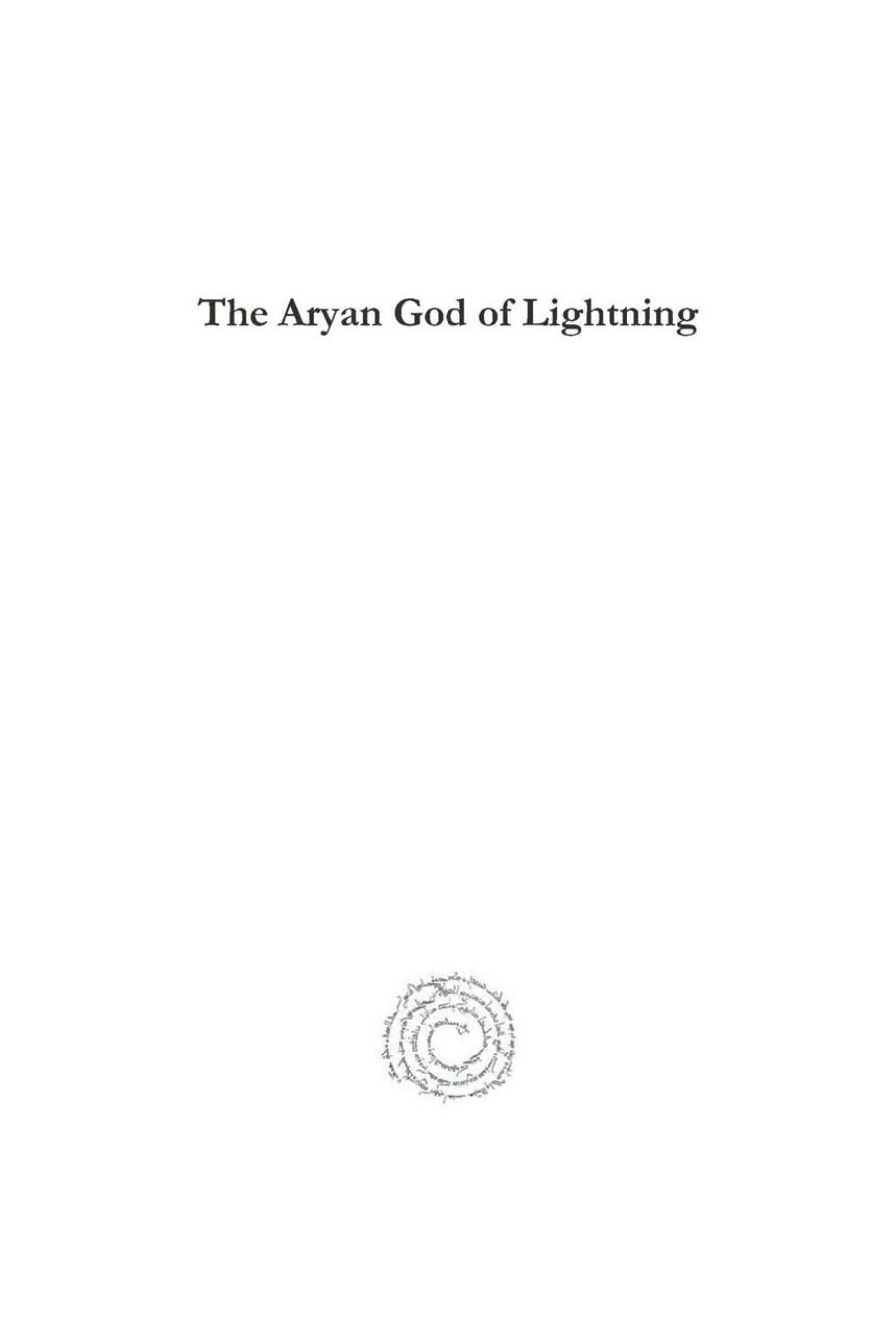 The Aryan God of Lightning by Edwin Fay
