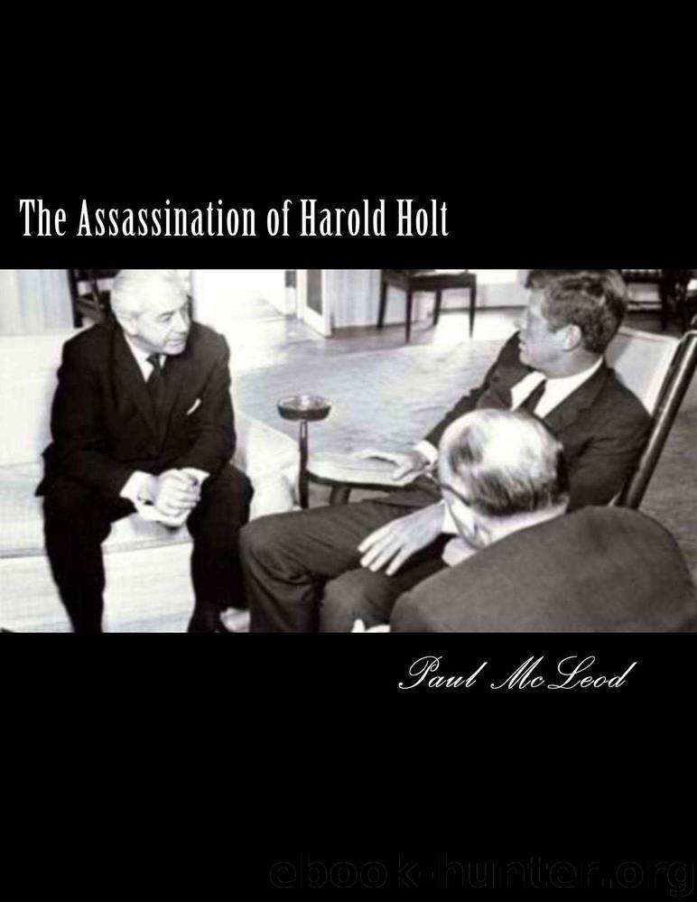 The Assassination of Harold Holt by Paul McLeod