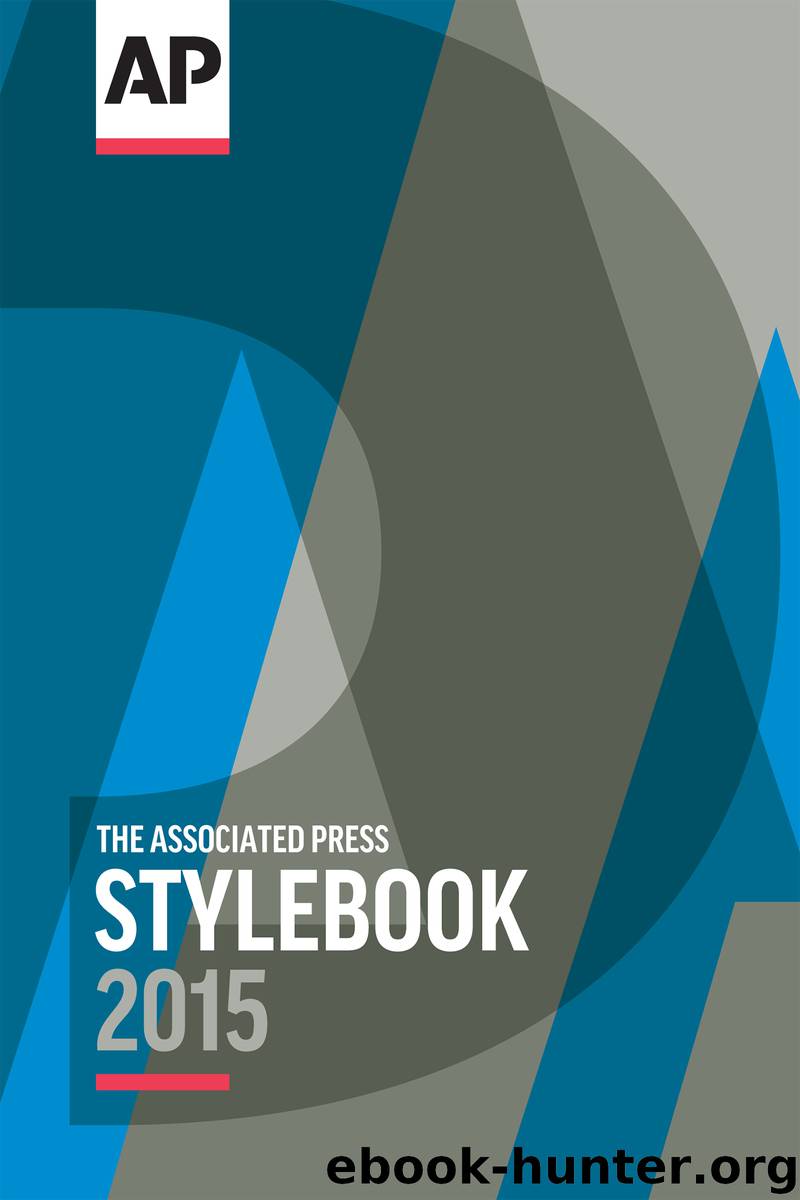 The Associated Press Stylebook 2015 by The Associated Press
