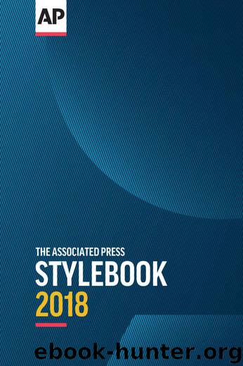 The Associated Press Stylebook 2018 by The Associated Press