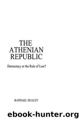 The Athenian Republic by Sealey Raphael