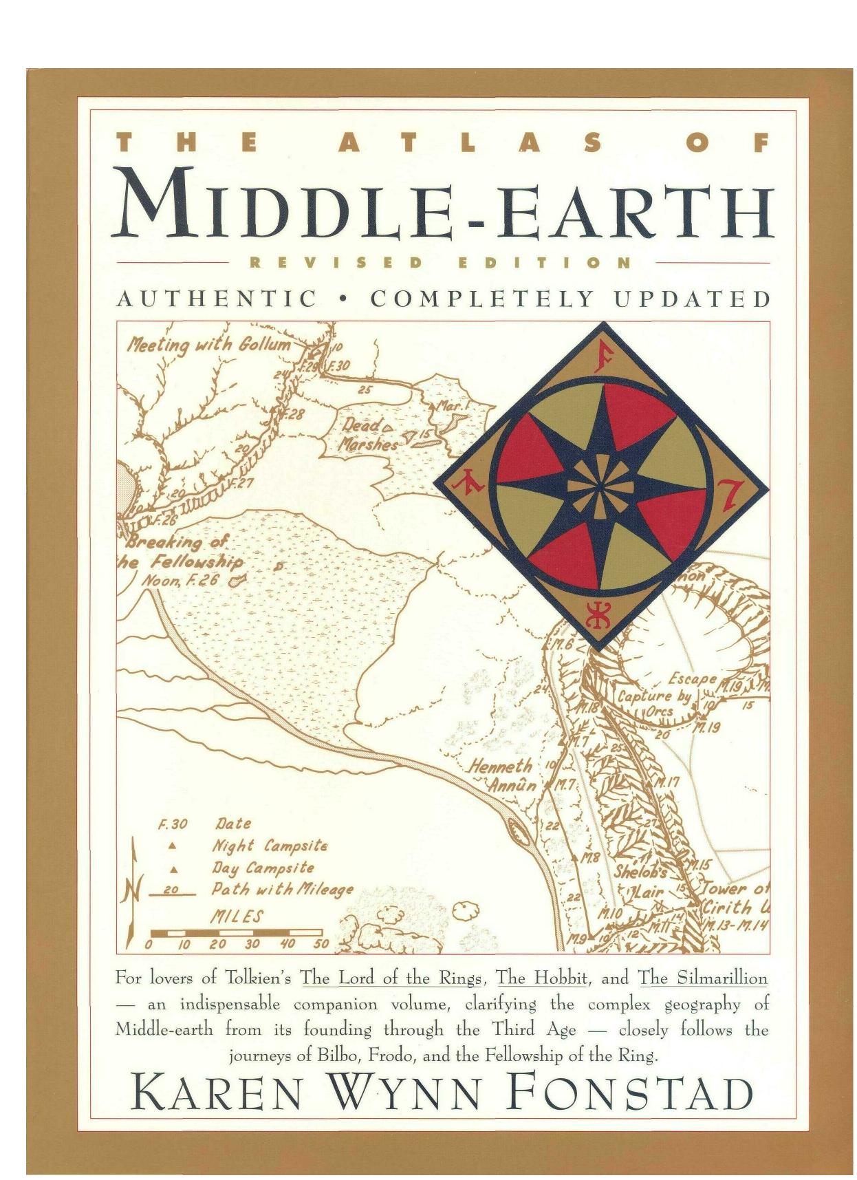 The Atlas of Middle-Earth by Karen Wynn Fonstad Christopher Tolkien J.R.R. Tolkien