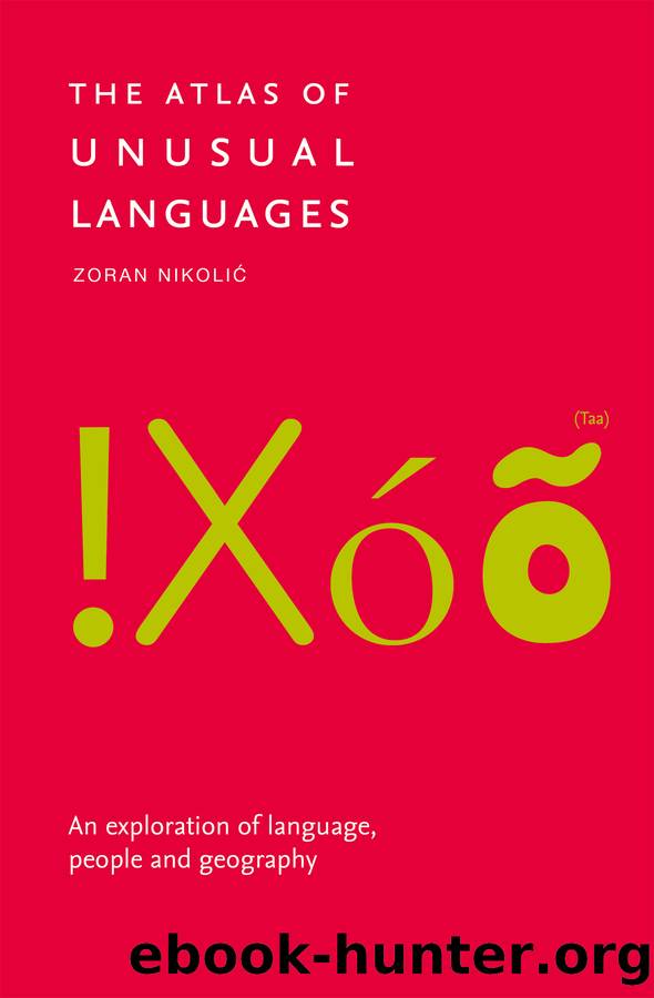 The Atlas of Unusual Languages by Zoran Nikolic