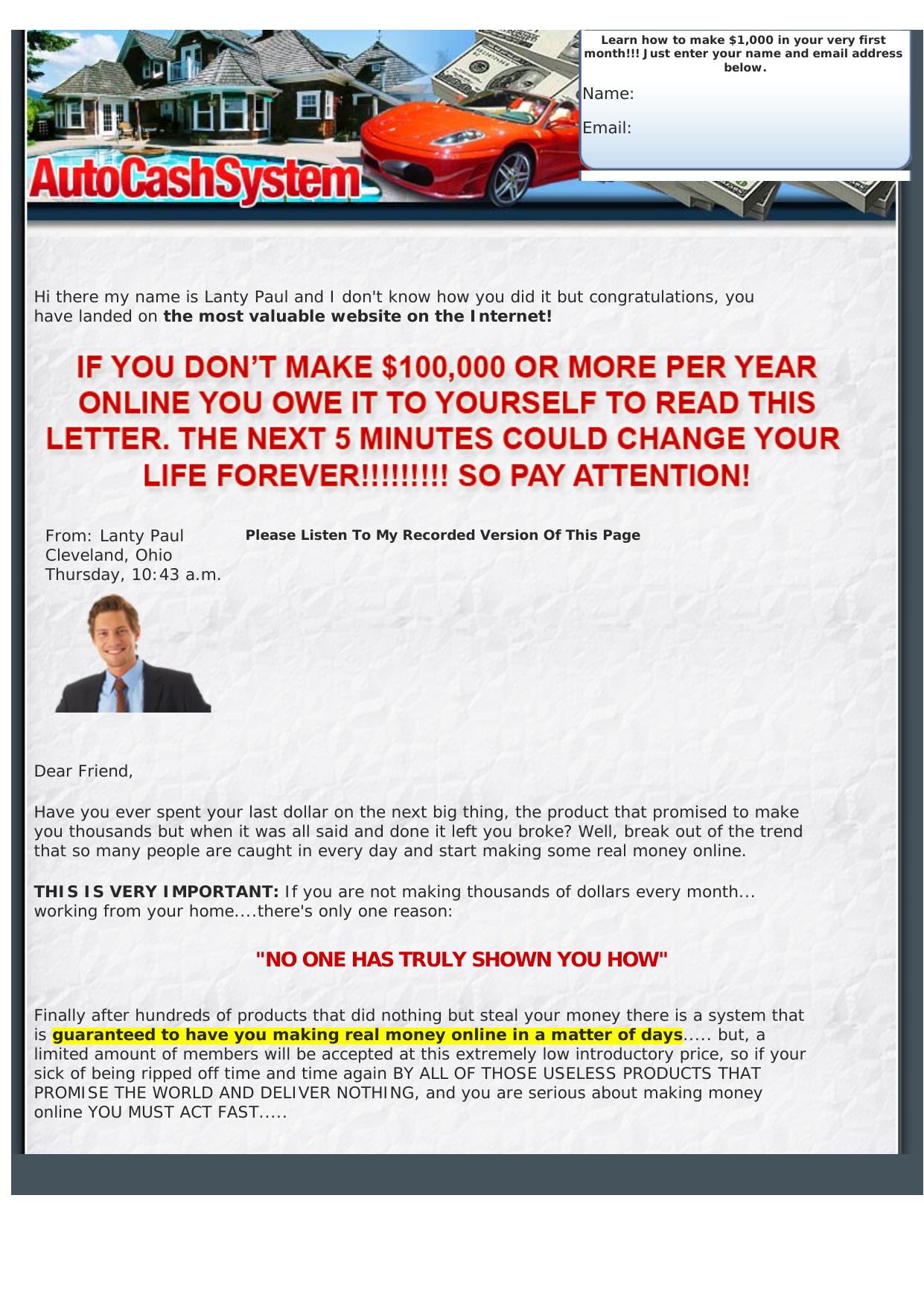 The Auto Cash System!!! by Best of Kuszter's Collection