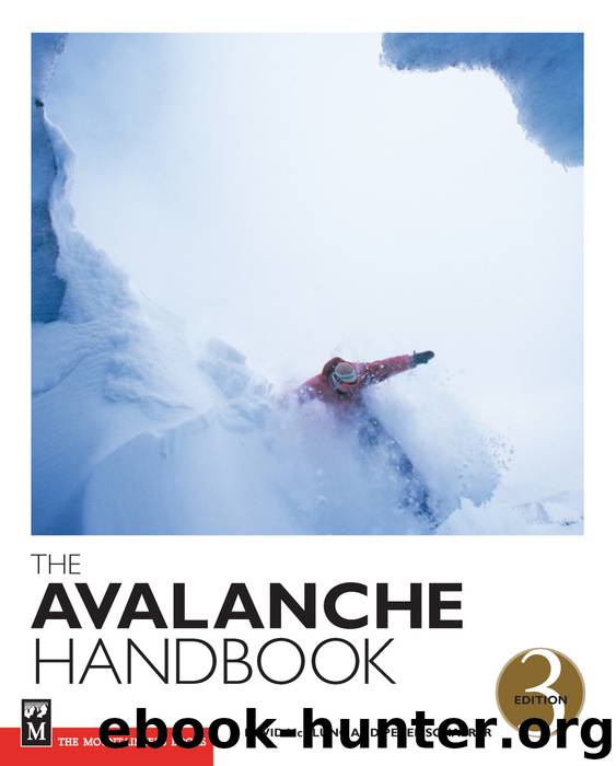 The Avalanche Handbook Third Edition by David McClung & Peter Schaerer