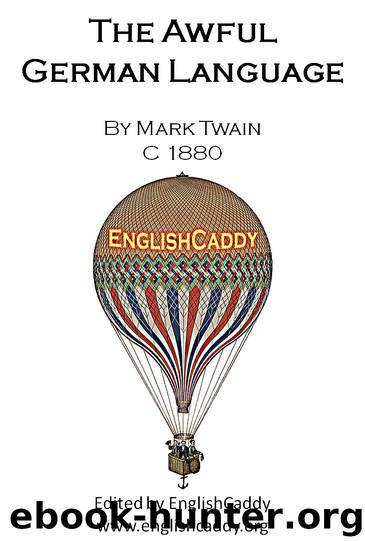 The Awful German Language by Mark Twain