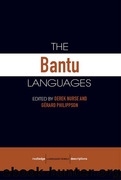 The Bantu Languages by Unknown