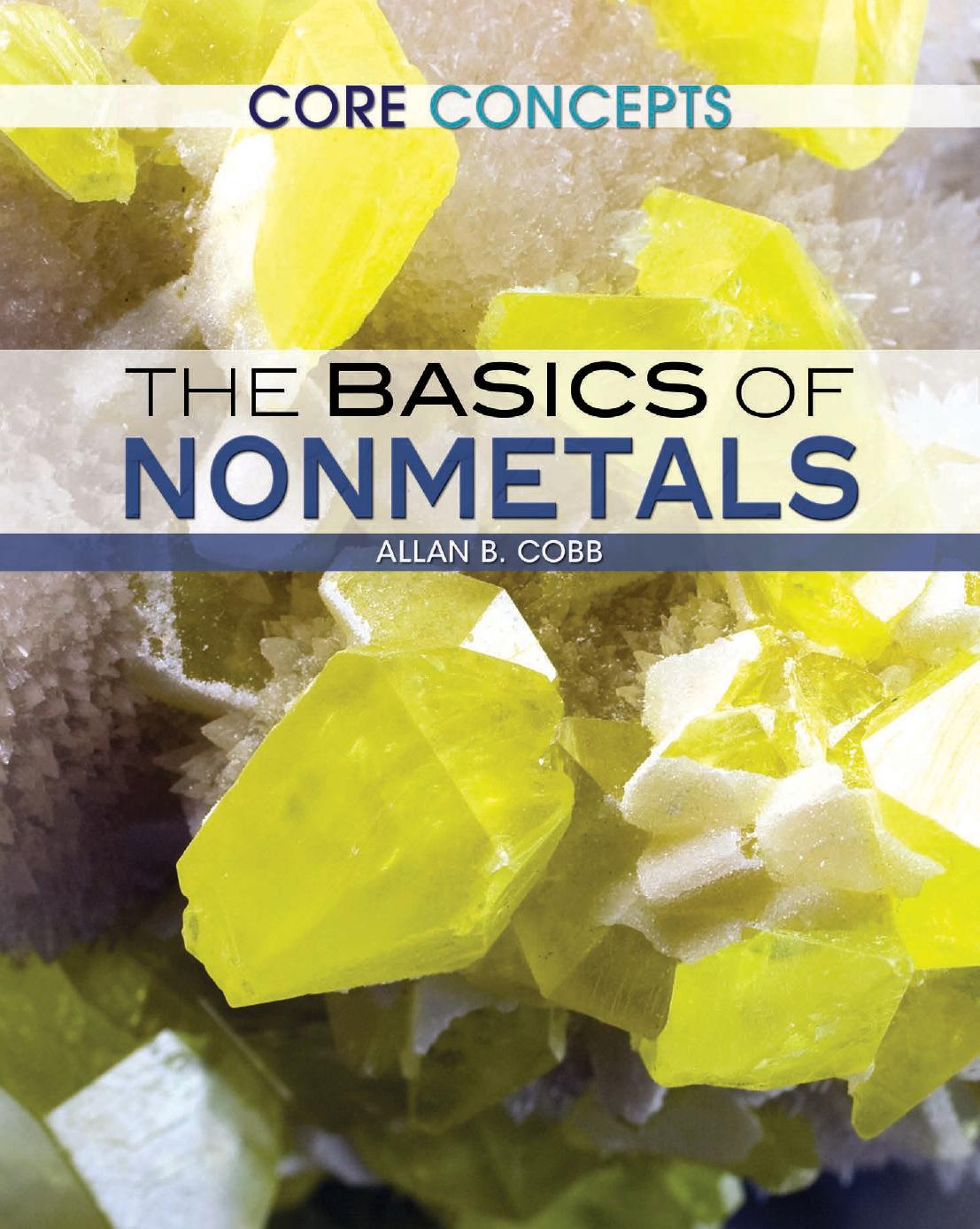 The Basics of Nonmetals by Allan B. Cobb