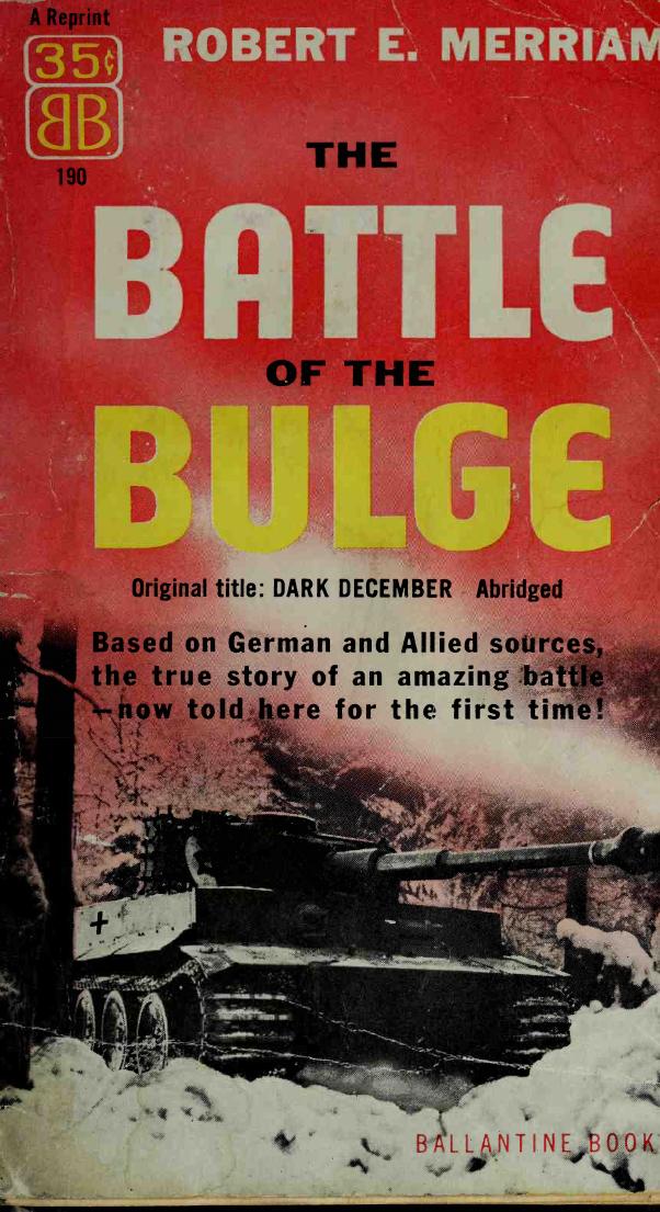 The Battle of the Bulge by Unknown