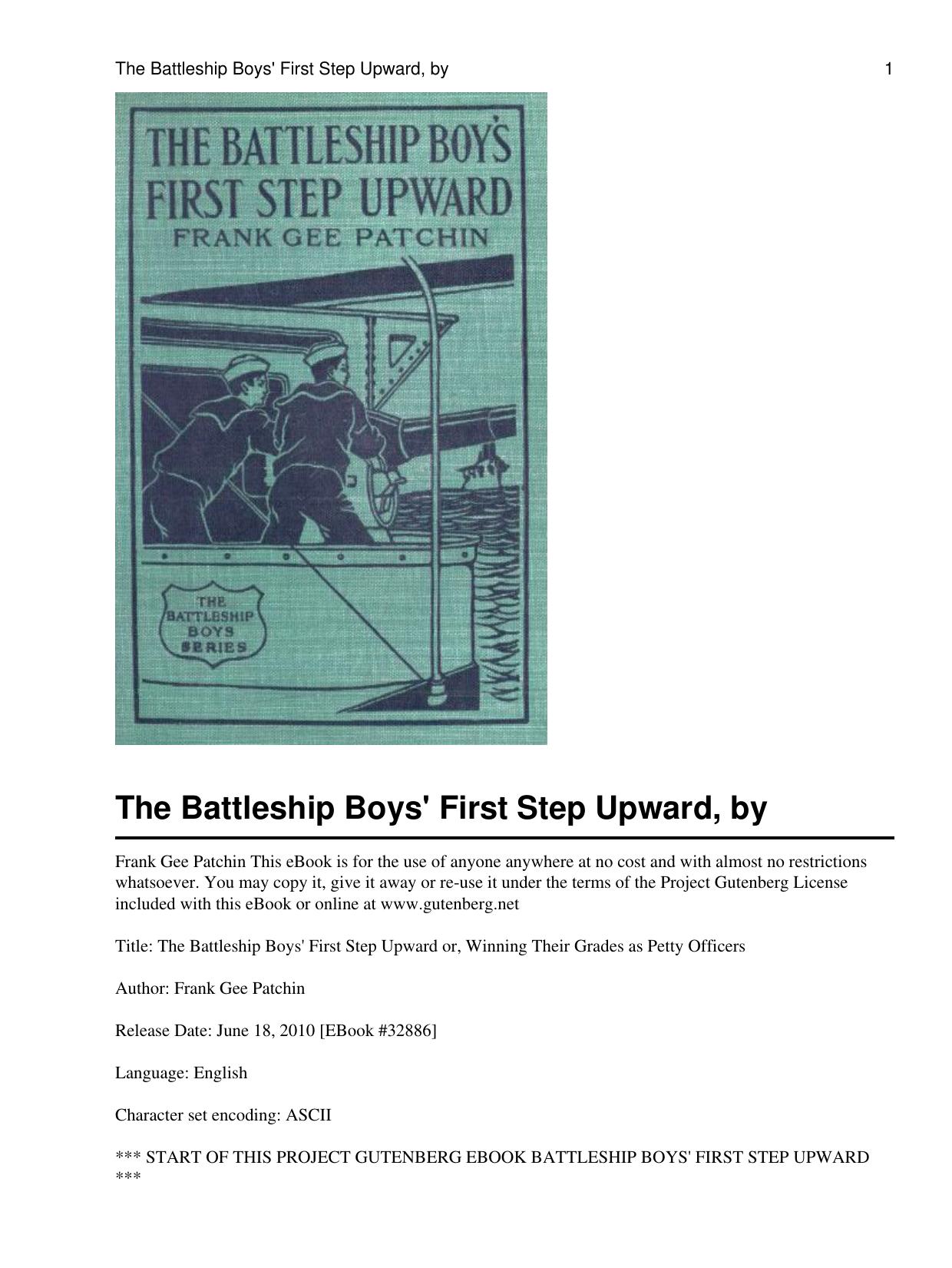 The Battleship Boys' First Step Upward by The Battleship Boys' First Step Upward (pdf)