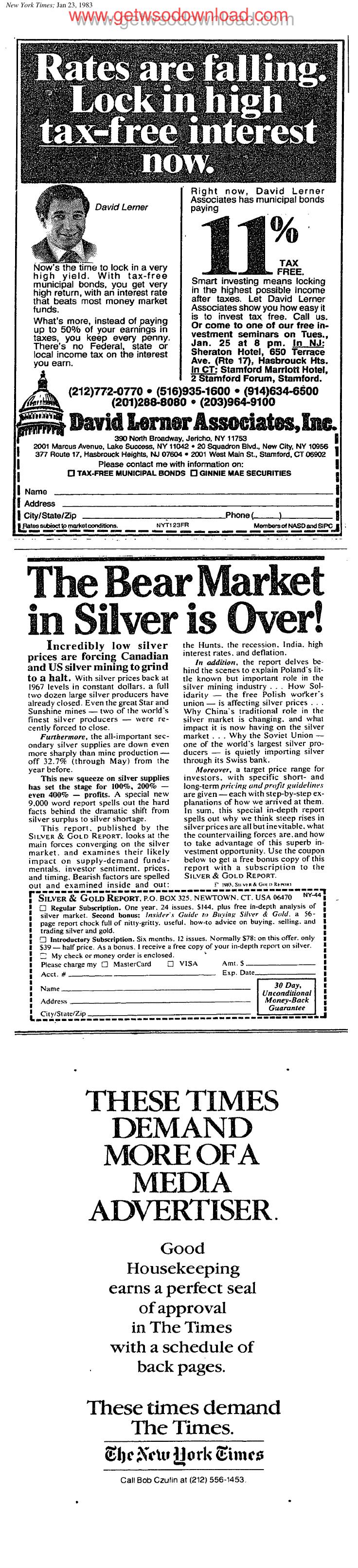 The Bear Market in Silver is Over by Unknown