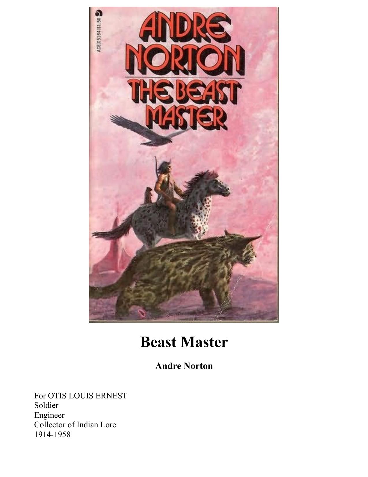The Beast Master by Andre Norton