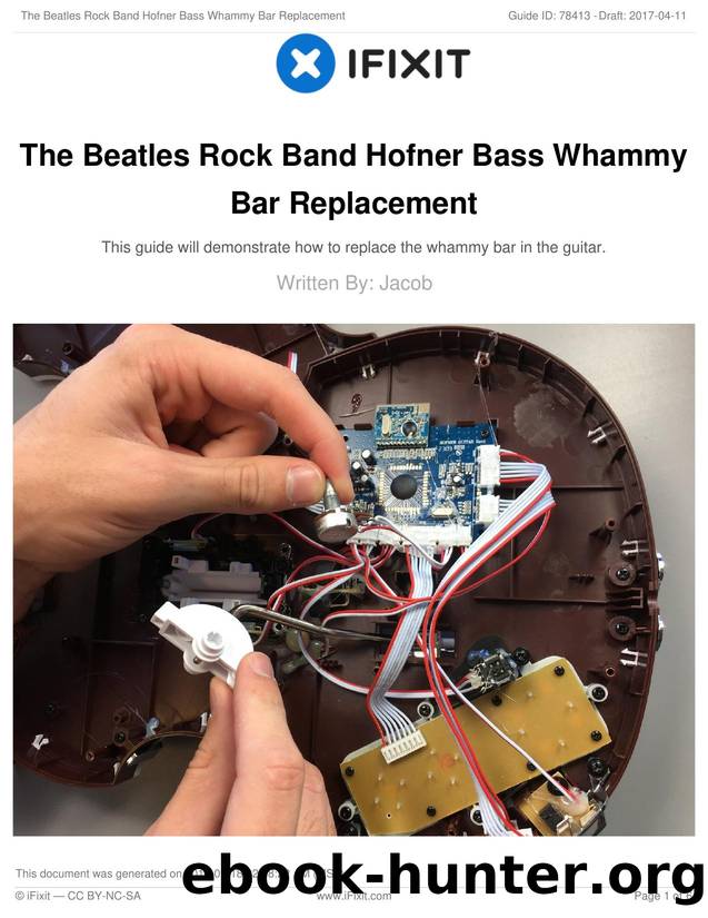 The Beatles Rock Band Hofner Bass Whammy Bar Replacement by Unknown
