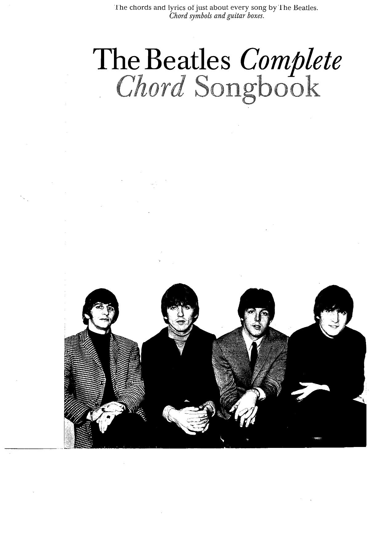 The Beatles by Complete Chord Songbook