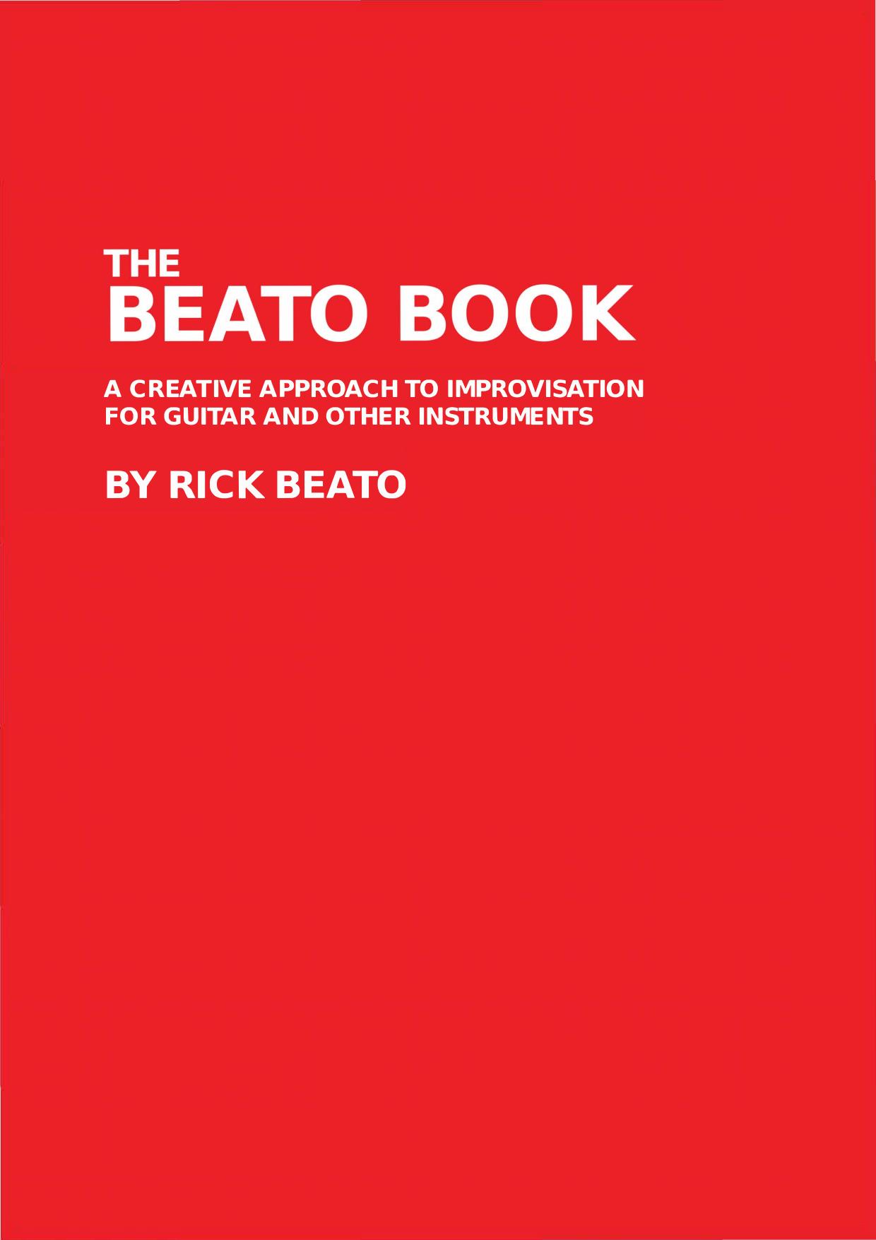 The Beato Book 2.2 by Rick Beato